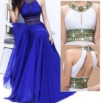 Платье в греческом стиле с американской проймой