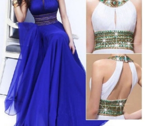 Платье в греческом стиле с американской проймой