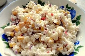 Салат с крабовыми палочками