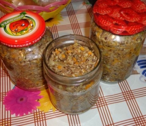 Грибная икра из опят