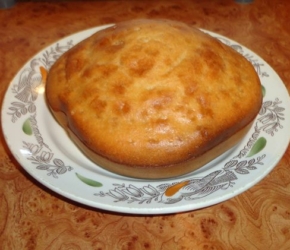 Кекс, испеченный в хлебопечке