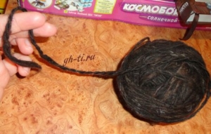 Затем в ход пошла пряжа ручного производства