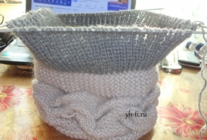 Вяжем до нужной высоты