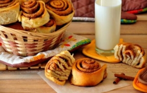 Булочки-рулеты с корицей