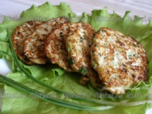 Кабачковые котлеты с куриным фаршем