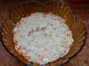 Четвертый слой - лук...