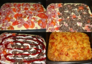 Пицца с грибами