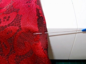 Подгибаем низ