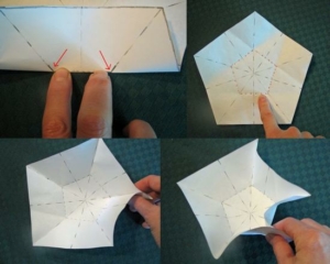 оригами звезда