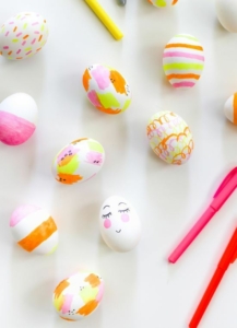 Декор яиц пищевыми фломастерами