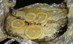 Щука в духовке целиком