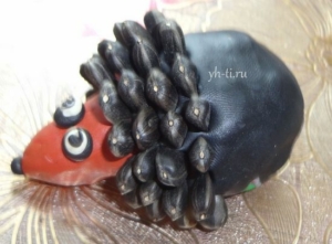 Семечки располагаются рядами