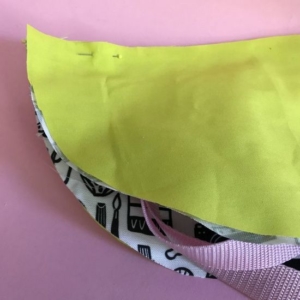 Скалываем детали сумки