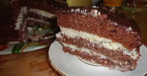 Домашний торт "Баунти"