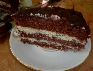 Рецепт торта с кокосовой стружкой