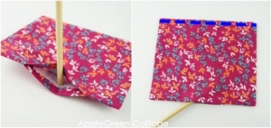 Выворачиваем через открытый срез