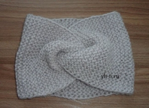 Вот такая аккуратная повязка-чалма получилась