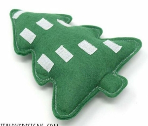 Елочка из фетра