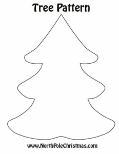 Шаблон елка