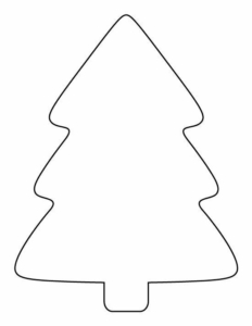 Шаблон елка