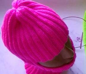 Как связать балаклаву спицами