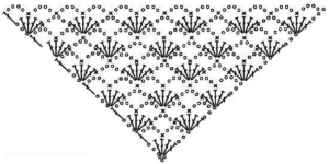 Схема детской косынки