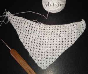 Косынка крючком