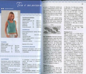 Топ крючком: описание вязания