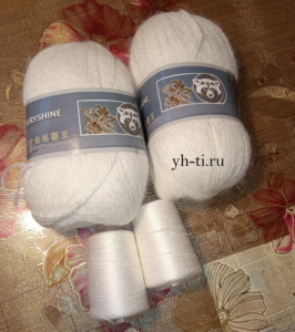 Пряжа "Пух норки" с Алиэкспресс