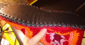 Вот такой тапочек получается