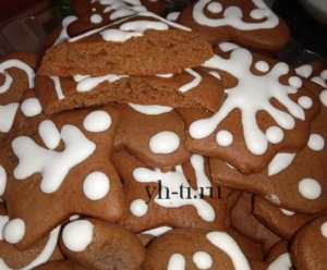 Домашние имбирные пряники с корицей