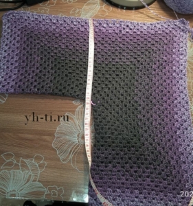 Два шестиугольника для жакета крючком