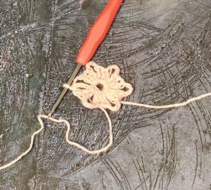 Первый ряд закончен