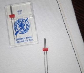 Как шить двойной иглой на бытовой швейной машине