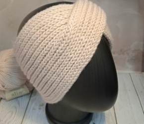 Как связать повязку на голову