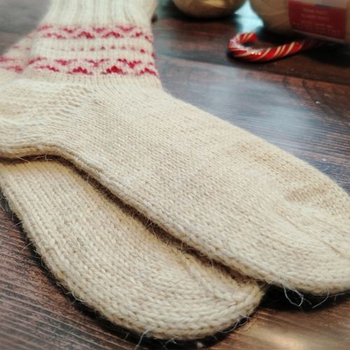 Как связать простые носки