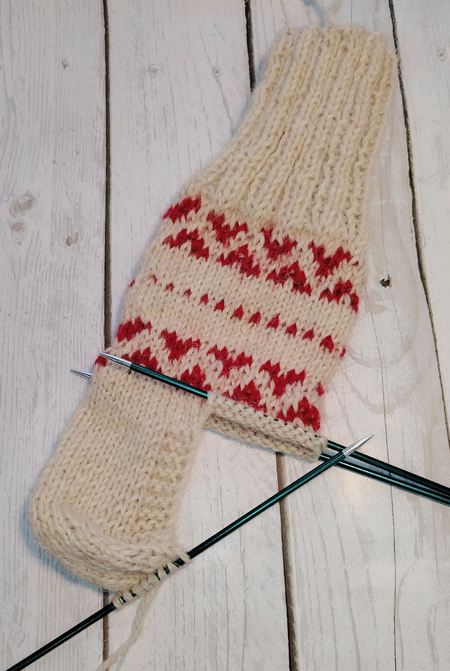 Вяжем пятку