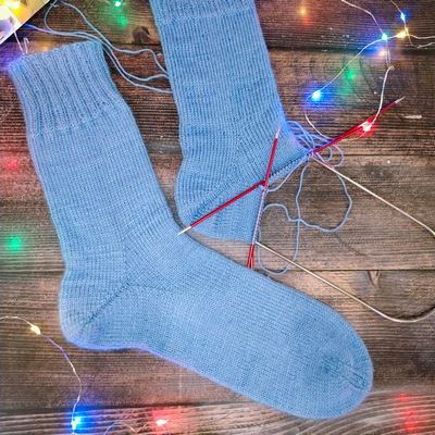 Носки с пяткой бумеранг и клином подъема