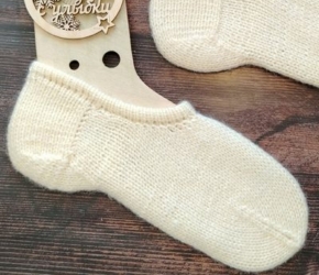 следки спицами описание